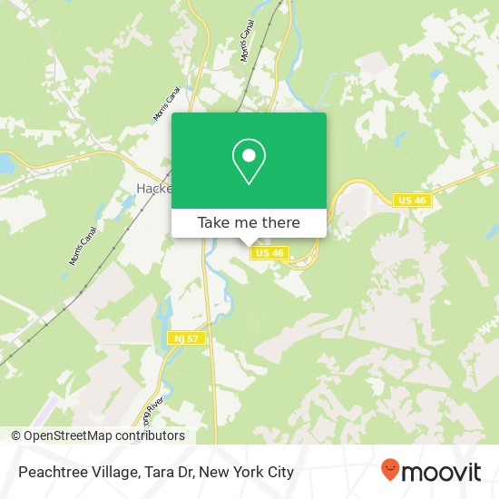 Mapa de Peachtree Village, Tara Dr
