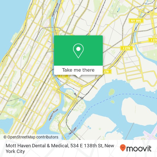 Mott Haven Dental & Medical, 534 E 138th St map