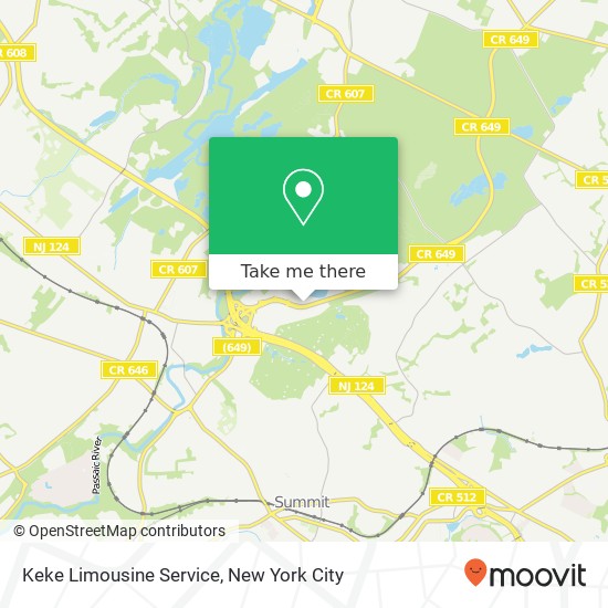 Mapa de Keke Limousine Service
