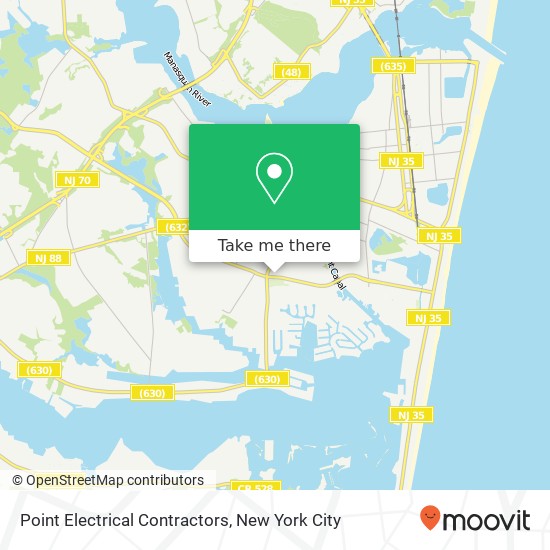 Point Electrical Contractors map