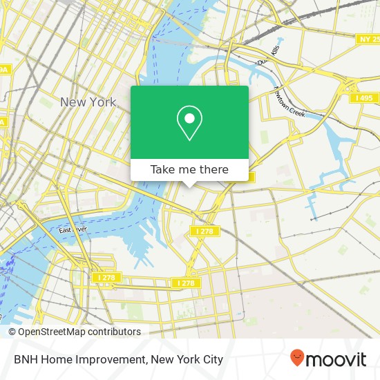 BNH Home Improvement map