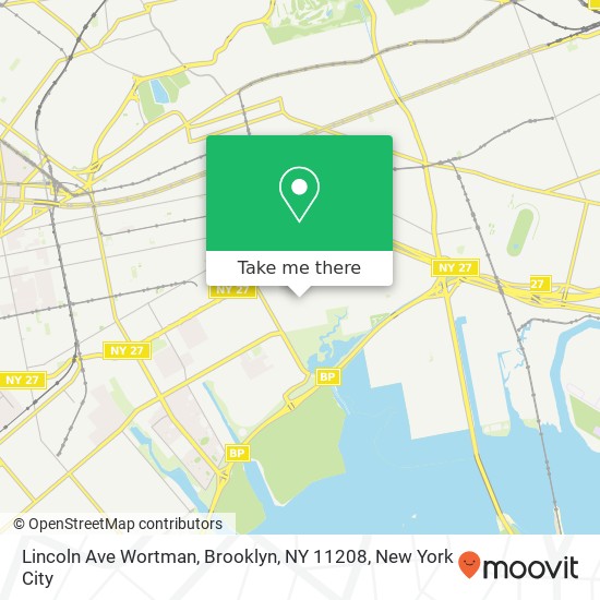 Lincoln Ave Wortman, Brooklyn, NY 11208 map