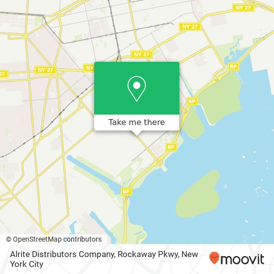 Alrite Distributors Company, Rockaway Pkwy map