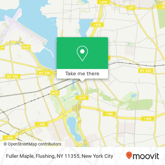 Mapa de Fuller Maple, Flushing, NY 11355