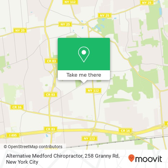 Alternative Medford Chiropractor, 258 Granny Rd map