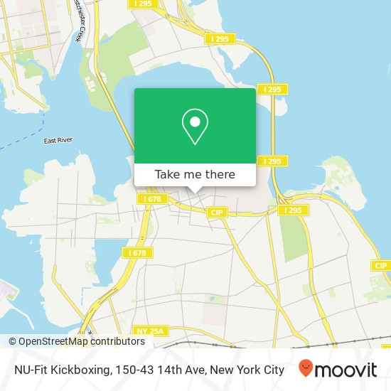 Mapa de NU-Fit Kickboxing, 150-43 14th Ave