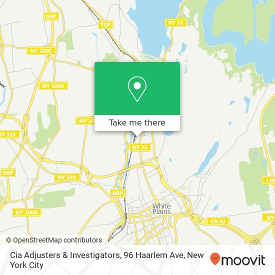 Mapa de Cia Adjusters & Investigators, 96 Haarlem Ave