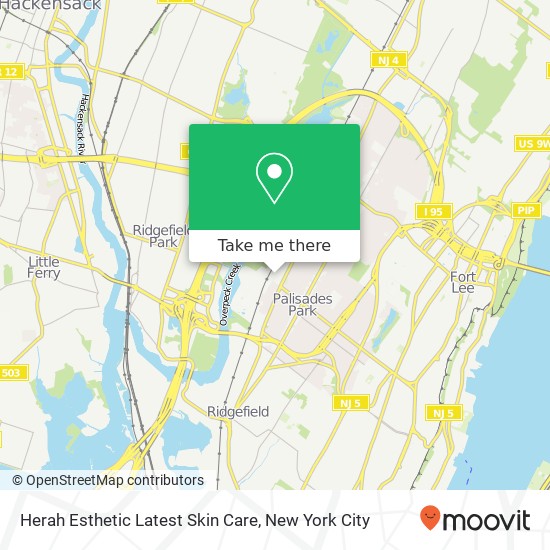 Herah Esthetic Latest Skin Care map