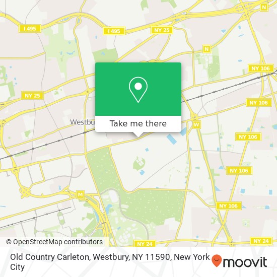 Old Country Carleton, Westbury, NY 11590 map