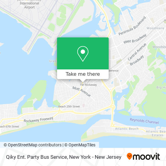 Qiky Ent. Party Bus Service map