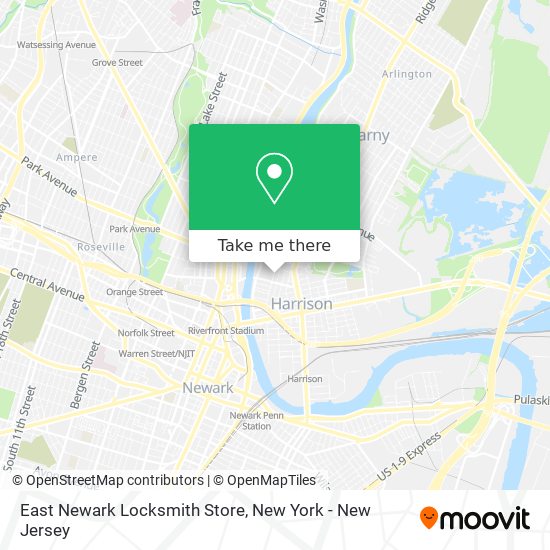East Newark Locksmith Store map