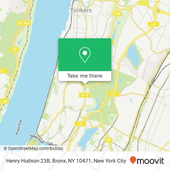 Henry Hudson 23B, Bronx, NY 10471 map