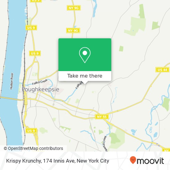 Mapa de Krispy Krunchy, 174 Innis Ave