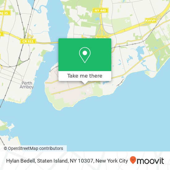 Mapa de Hylan Bedell, Staten Island, NY 10307