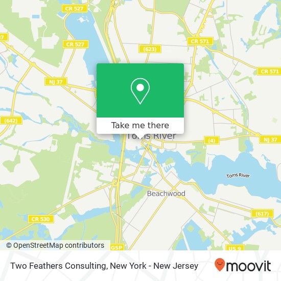 Two Feathers Consulting map