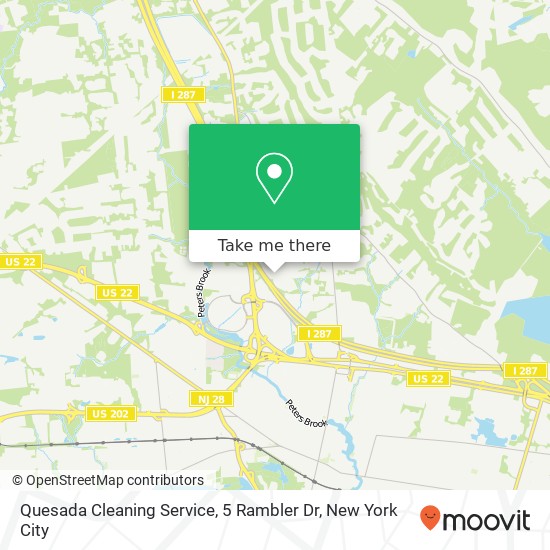 Quesada Cleaning Service, 5 Rambler Dr map