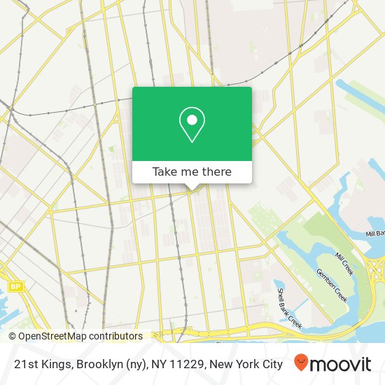 Mapa de 21st Kings, Brooklyn (ny), NY 11229