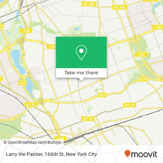 Larry the Painter, 166th St map