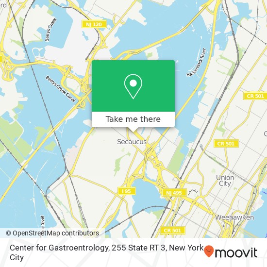 Mapa de Center for Gastroentrology, 255 State RT 3