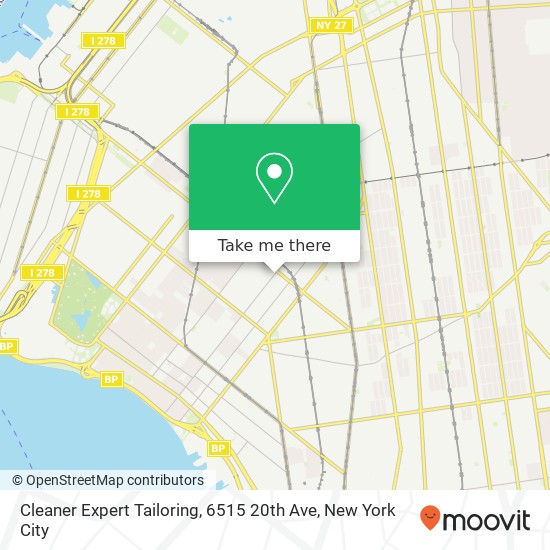 Cleaner Expert Tailoring, 6515 20th Ave map