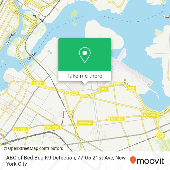 Mapa de ABC of Bed Bug K9 Detection, 77-05 21st Ave