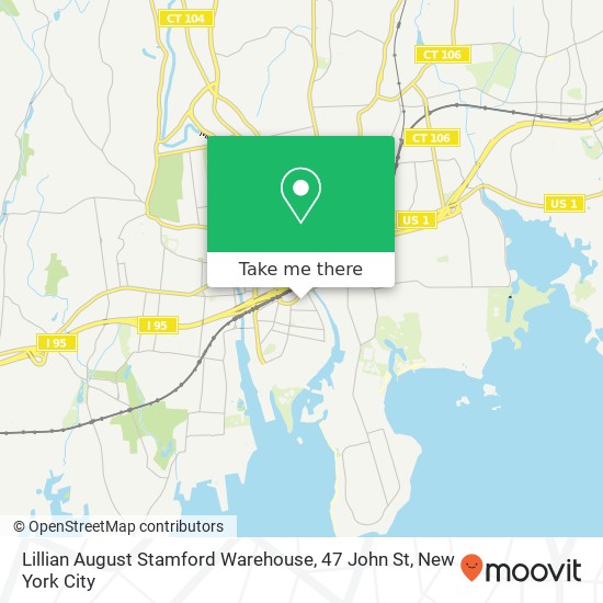 Mapa de Lillian August Stamford Warehouse, 47 John St