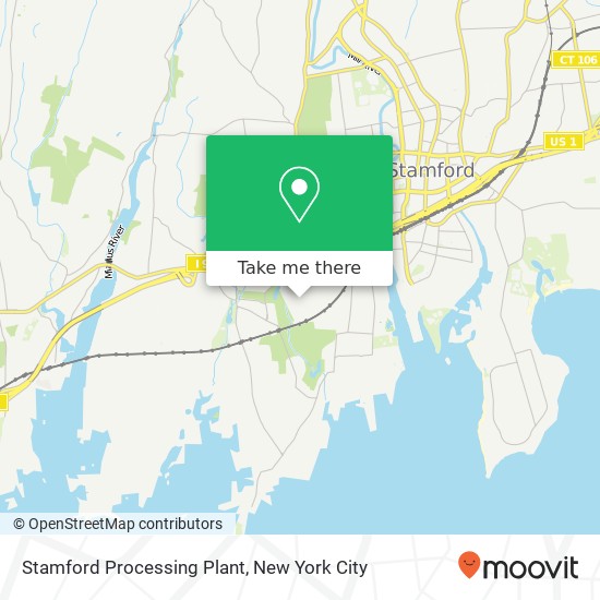 Stamford Processing Plant map