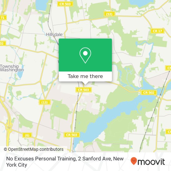 No Excuses Personal Training, 2 Sanford Ave map