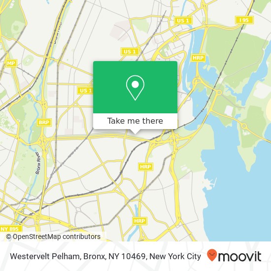 Westervelt Pelham, Bronx, NY 10469 map