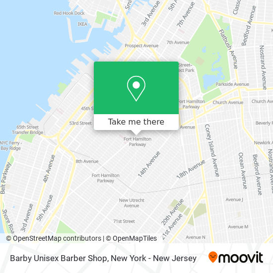 Mapa de Barby Unisex Barber Shop