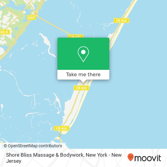 Mapa de Shore Bliss Massage & Bodywork, 111 63rd St