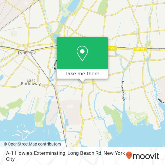 Mapa de A-1 Howie's Exterminating, Long Beach Rd