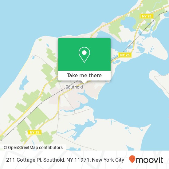 211 Cottage Pl, Southold, NY 11971 map