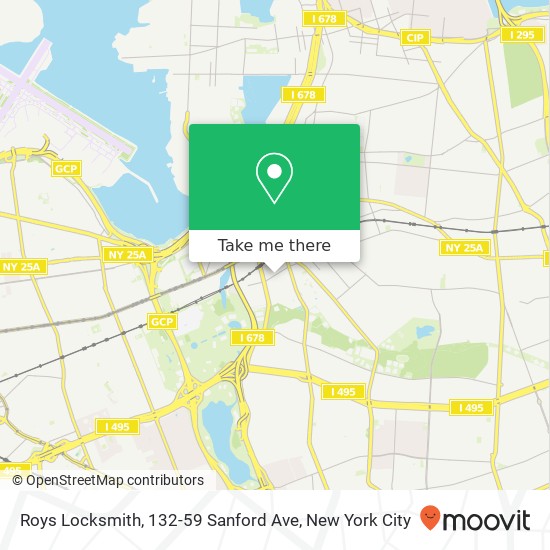 Roys Locksmith, 132-59 Sanford Ave map