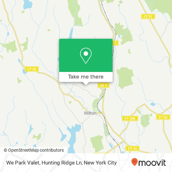 Mapa de We Park Valet, Hunting Ridge Ln
