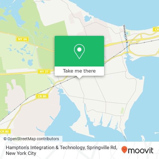 Hampton's Integration & Technology, Springville Rd map