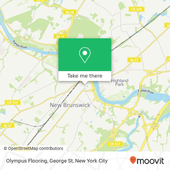 Olympus Flooring, George St map