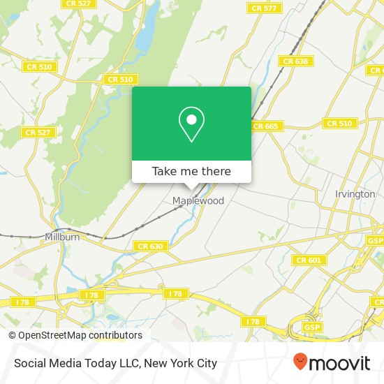 Mapa de Social Media Today LLC