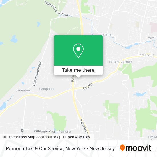 Mapa de Pomona Taxi & Car Service