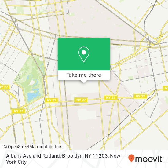 Albany Ave and Rutland, Brooklyn, NY 11203 map