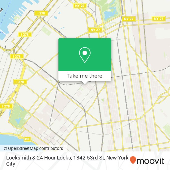 Locksmith & 24 Hour Locks, 1842 53rd St map