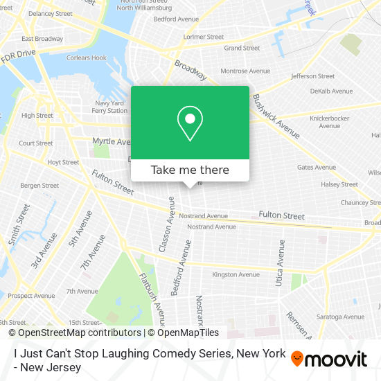 Mapa de I Just Can't Stop Laughing Comedy Series