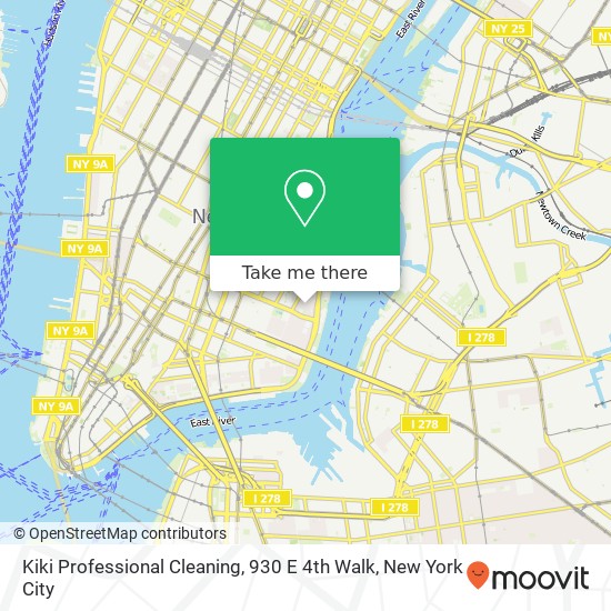 Kiki Professional Cleaning, 930 E 4th Walk map