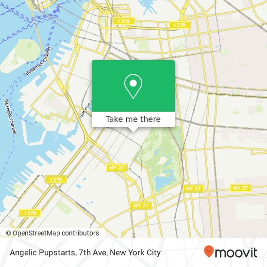 Mapa de Angelic Pupstarts, 7th Ave