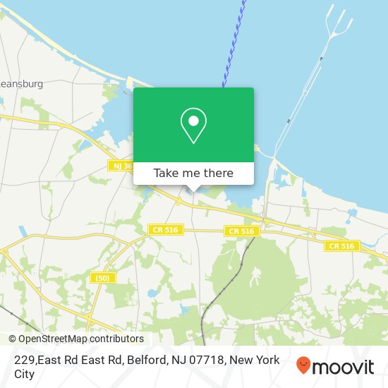 229,East Rd East Rd, Belford, NJ 07718 map