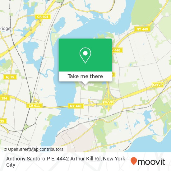 Anthony Santoro P E, 4442 Arthur Kill Rd map