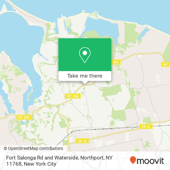 Fort Salonga Rd and Waterside, Northport, NY 11768 map