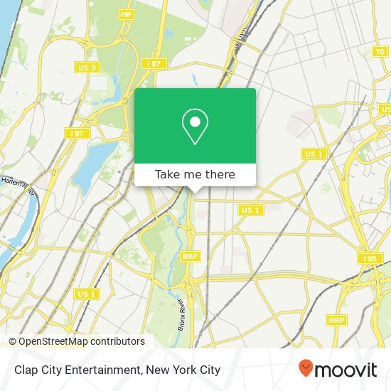 Clap City Entertainment map