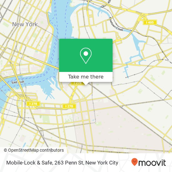 Mapa de Mobile-Lock & Safe, 263 Penn St