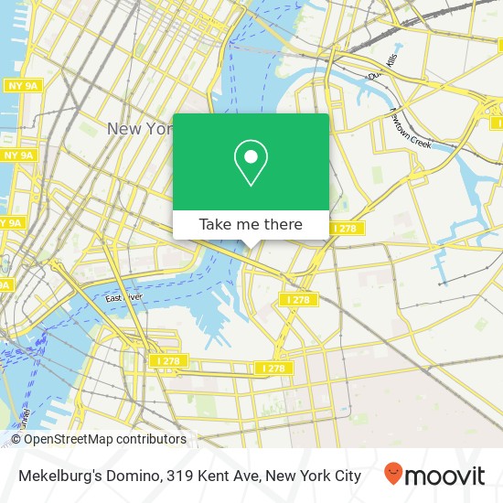 Mapa de Mekelburg's Domino, 319 Kent Ave